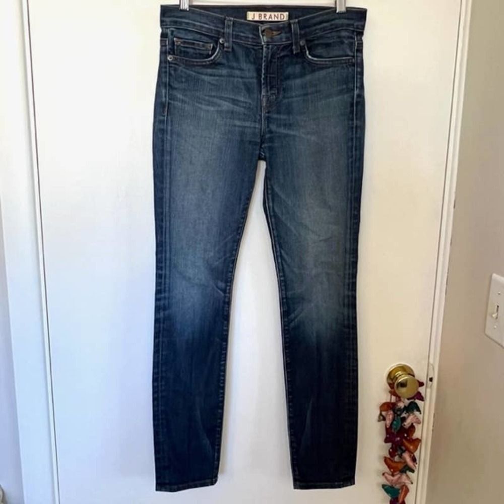 J BRAND "TYRO" DARK WASH SKINNY DENIM JEANS SIZE 27